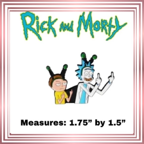 RICK & MORTY Set of 3 Collector Pins - Picture 3 of 4